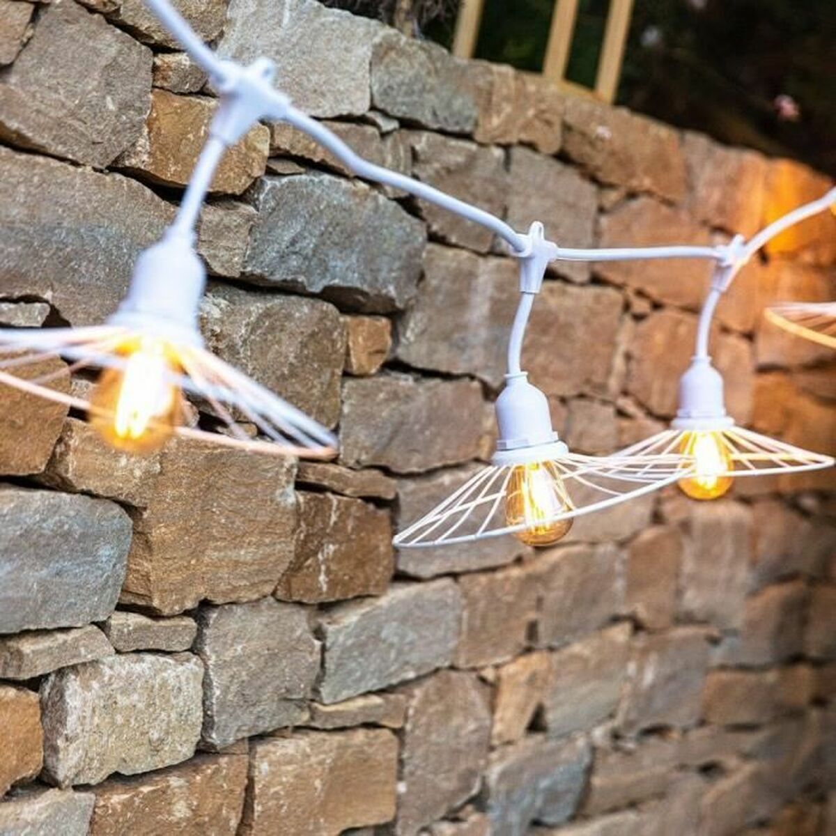 Krans av LED-lys Lumisky Hvit 6 m